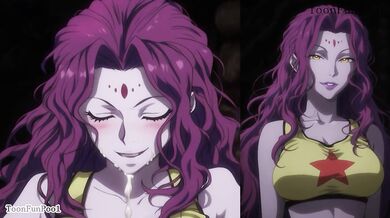 Hunter x Hunter - big tits Zazan blow job animation by toonfunpool