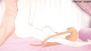 Slow Sex with Asuna SAO Hentai Uncensored