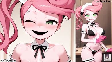 Poppy playtime hentai anime - MM Long Legs big tits blow job hand job