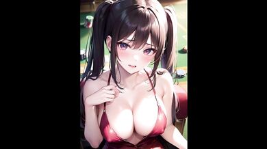AIによって生成されたカジノで誘惑する美女達