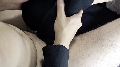 SHOW YOUR FEET? Oh, my dick is hard… // Foot fetish massage