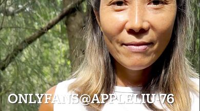 121 slut wife knees in the public forest swallowing cum OnlyFans @ Appleliu-76