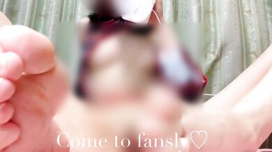 ASMRSexy cosplay, ear licking, feet & whisper日本人女子の耳舐め、足裏、囁き