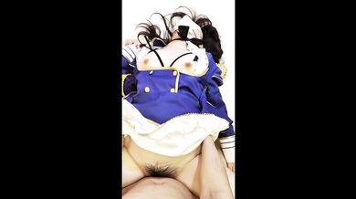 Anime cosplay woman gets multiple orgasm 3 POV position uma musume