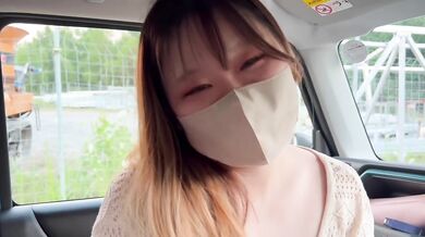 My first car sex I'm crazy until it gets dark with the tension and pleasure of exposure creampie