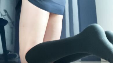 I pulled my underwear down and got caught in my leg