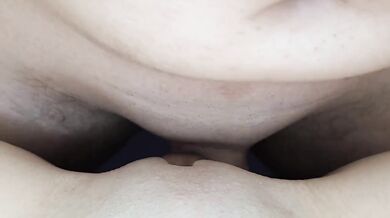 He rubs my clit with his cock and I get an orgasm