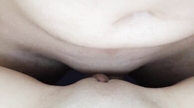 He rubs my clit with his cock and I get an orgasm