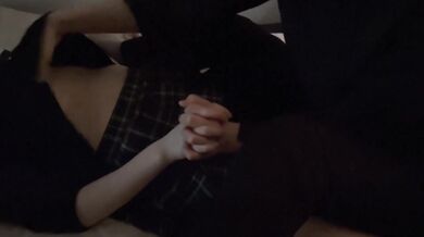 Sakuno, a Japanese lesbian who can't hold back her sexy voice