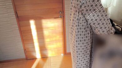 Hot spring open air bath(Japanese beauty girl bathing)