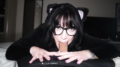 Breeding My Goth Girlfriend Trippi Rose - POV creampie