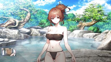 A CUTE SEXY SHINOBI GOING TO A TERMAL - HALF DEMON SHINOBI