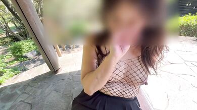 [Personal shooting / outdoor exposure / Affair] Affair wife who exposes acme face and voice in a state of full exposure