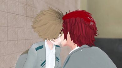 Bakugou and Kirishima have hentai sex in the Glory Hall (English subtitles)