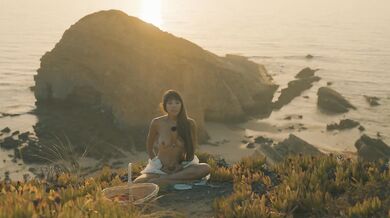 Atmospheric Naked Sunset Meditation Ocean Cliffs