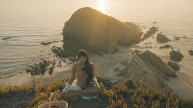 Atmospheric Naked Sunset Meditation Ocean Cliffs