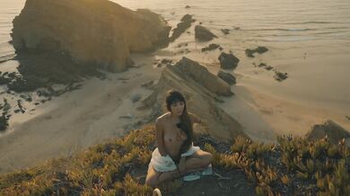 Atmospheric Naked Sunset Meditation Ocean Cliffs