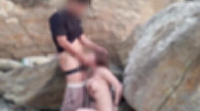 [Personal Shooting] Beach Outdoor Creampie Sex