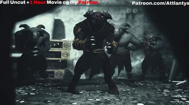 Petite Girl Ravaged By A Twisted Herd (Teaser)