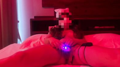 After drinking, I wanted to take off my clothes and masturbated in the hotel PART 2
