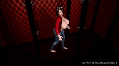 Asian Girl Breast Expansion In The Dark Cellar
