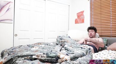 Caught masturbating stepmom fucks it for him