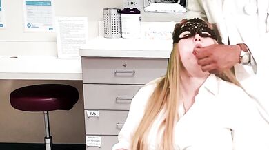 Bitch went to the doctor to get black dicked