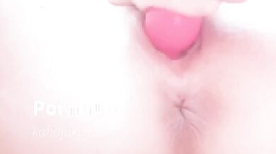 [Amateur mature woman] I tried vaginal training with a vaginal training ball, but I was pushed out o
