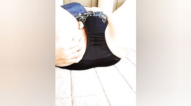 Morning routine: Refreshing with extra-thick dildo masturbation＼(^o^)／ Routine masturbation, wet pus