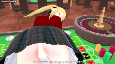 Kakegurui Going All In! POV Footjob Party At The Casino!