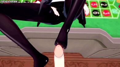 Kakegurui Going All In! POV Footjob Party At The Casino!