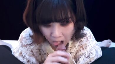 Female college student blow job and cum in mouth and gulp before going out