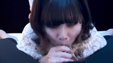 Female college student blow job and cum in mouth and gulp before going out