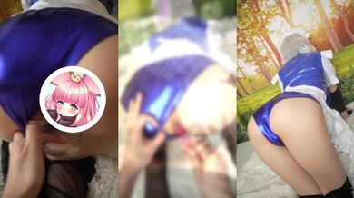 Observation of dripping vaginal cum shot (Sakuya_Dream Touhou Tag Edition)_Trial version