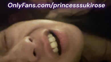 Japanese Korean cute asian girl's face while getting fucked in ass