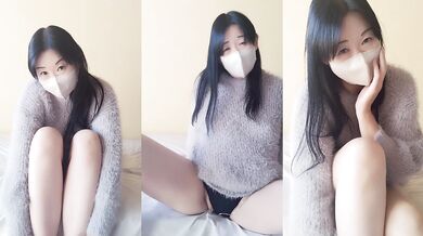 Rotor masturbation while rubbing boobs