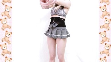 【Ｉカップ変態巨乳女子大生とうふ】ノーブラノーパンあみあみミニスカコスで下着生着替えぽろり放送事故