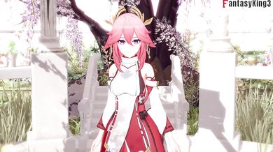 Yae Miko Suck & Fucking | POV Promo | Genshin Impact | Full & FPOV version on Patreon: Fantasyking3