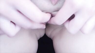 LOOK AT MY VIRGIN PUSSY AND JERK YOUR COCK