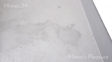 Cute Japanese girl can't hold her pee and pisses outdoors