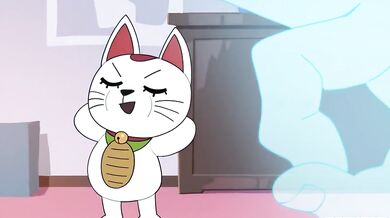 Okarun fudendo a Momo Ayase