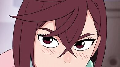 Okarun fudendo a Momo Ayase