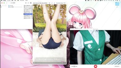 Watch cosplayer's erotic videos together (Touhou_Youmu_Gymnastics uniform bloomers)