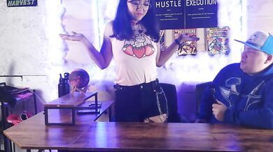 Interview with a Chinese porn star with a surprise blowjob part 1. 4k 60fps.