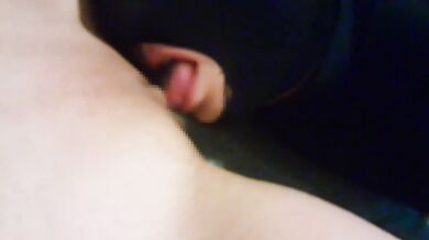 Lucky girl gets head and a load of cum on her
