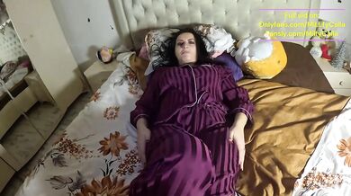 Breath Holding in Satin Pajamas – Puffy Cheeks, Red Face & Intense Struggle