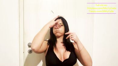 Breath Holding in Satin Pajamas – Puffy Cheeks, Red Face & Intense Struggle