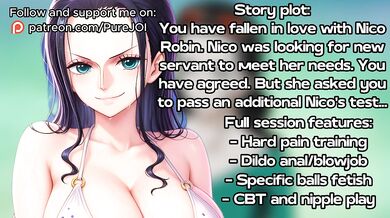 Prove to Nico Robin you deserve to be her personal servant (CBT JOI)