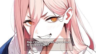 [Hentai JOI] Power the Lewd Devil Gets Messy and Wild (Rough, Facial Cum, Handjob)