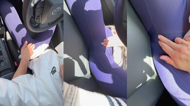 【Smell of sweat after training】If you touch the sweaty after training in the car from the top of your clothes, it will roll up many times Amateur / Japan / Personal shooting / Smartphone shot / Beautiful / Fingering
